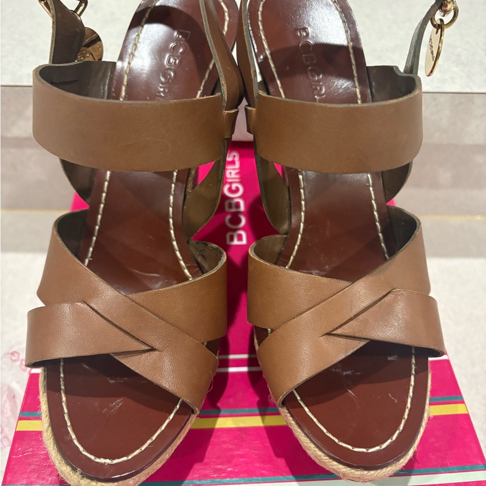 BCBGirls Brown Platform Sandals